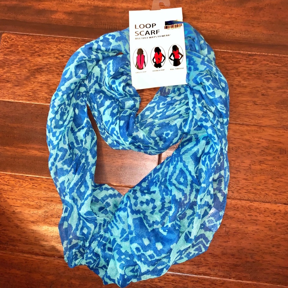 Aztec print light-weight infiniti scarf